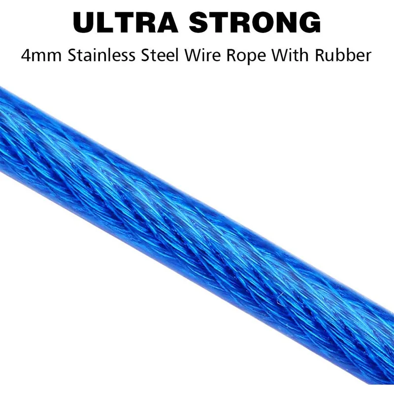 Rust- Proof Durable Pet Dog Tie Out Cable for Yard and Camping