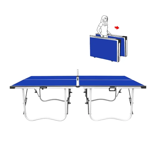 Indoor table tennis tables 15mm waterproof board mesa de ping pong with wheels