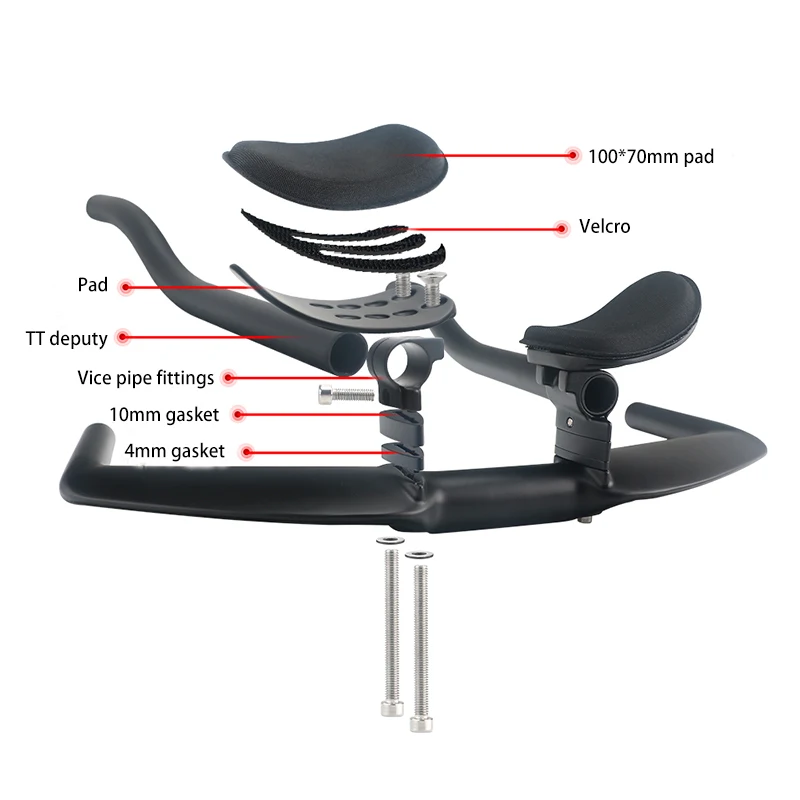  wholesale aero bars tt handle bar road bike integrated handlebar carbon bicycle repuestos de