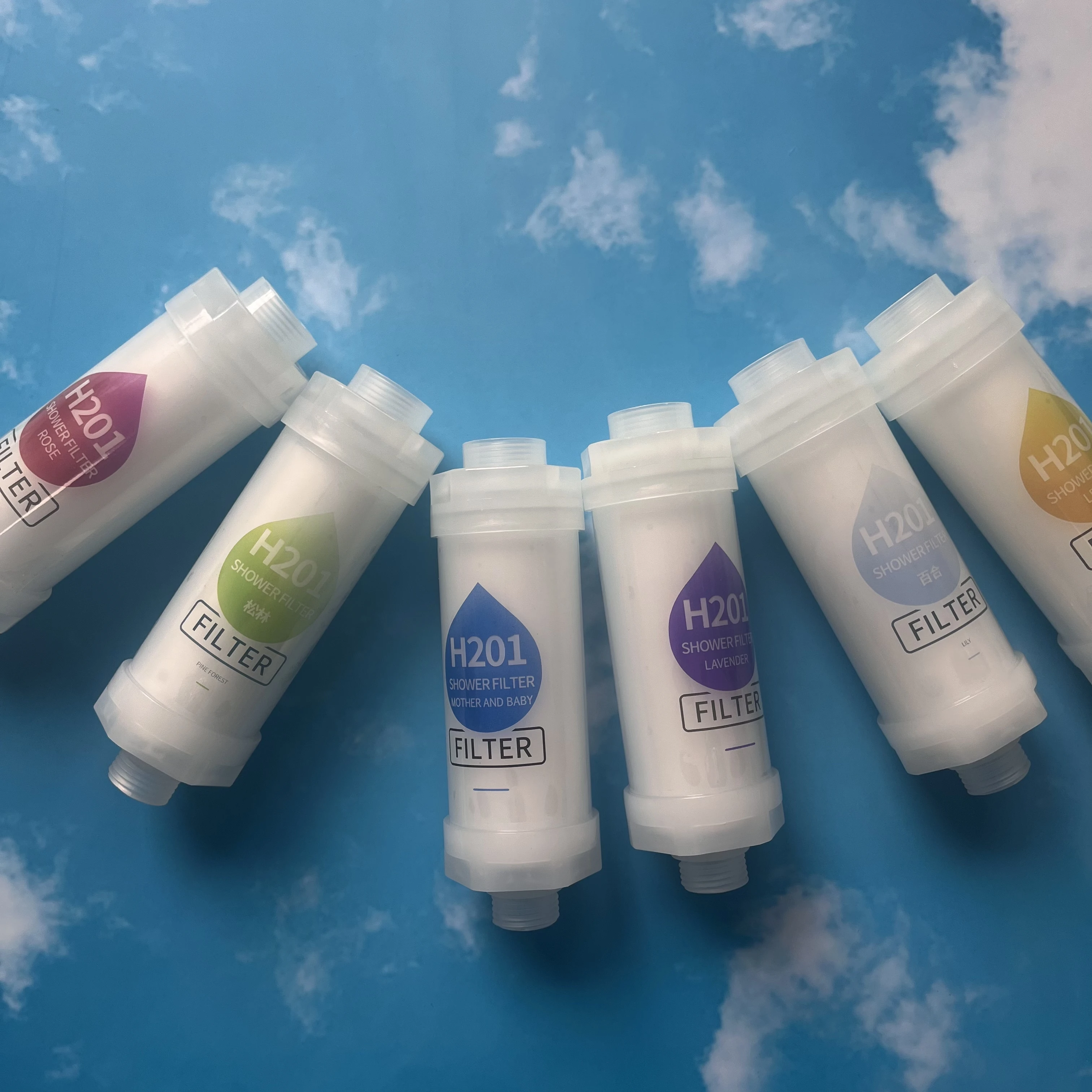 w 15 Scents Household Aroma Vitamin Shower Filter For Hard Water Bathroom