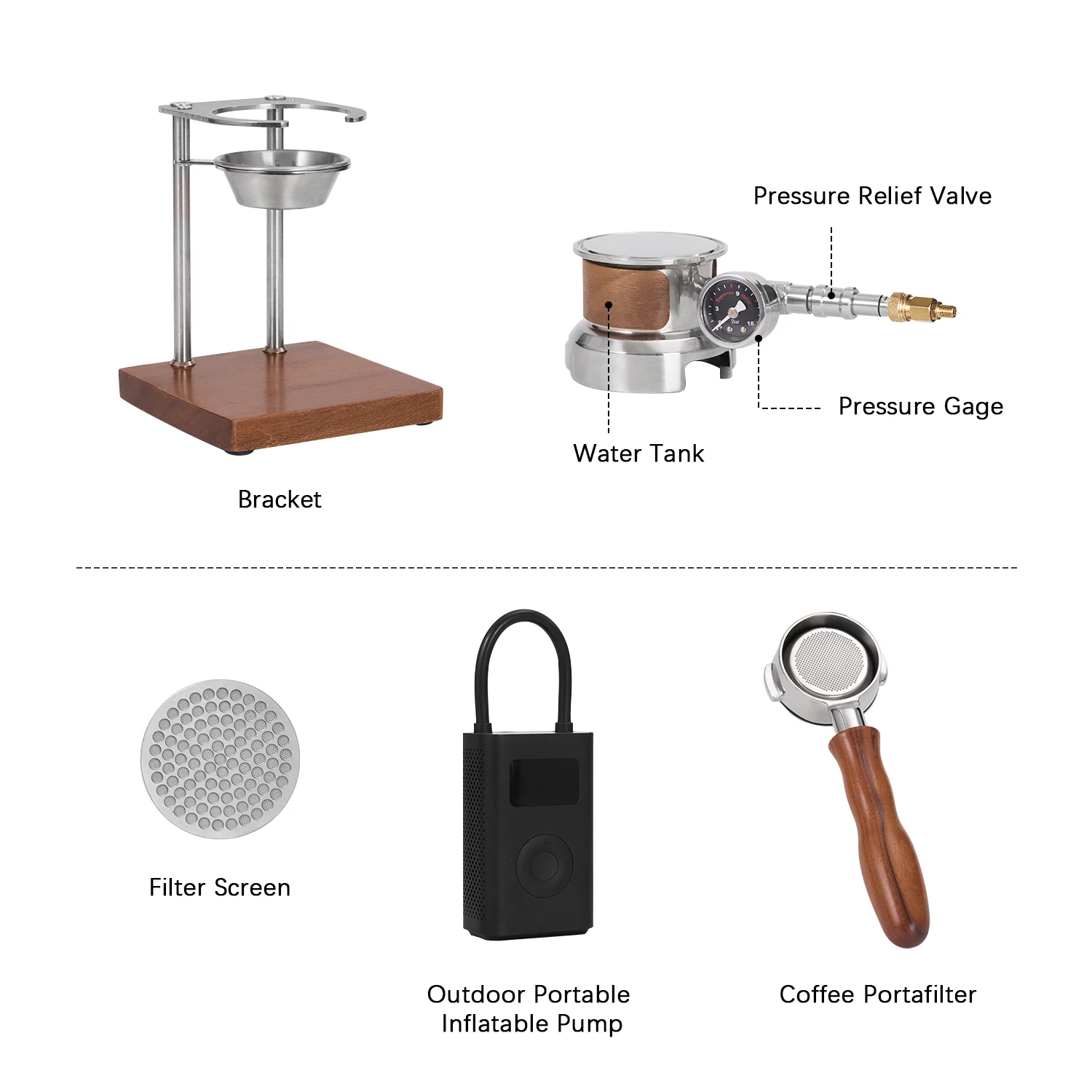 Home Hotel Office Professional Italy 16 bar Cappuccino Coffee Maker Coffee Machine Pneumatic Variable Pressure Espresso Machine