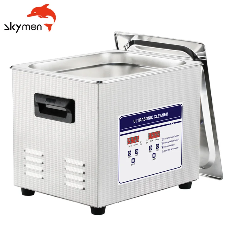 Skymen 0.8L 2L 3.2L 4.5L 6.5L 10L 15L 22L 30L Stainless Steel Record Cleaner for Jewelry Watch Retainer Glasses Denture More