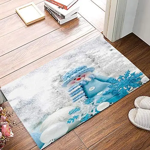 Merry Christmas Doormat Non-slip Pvc Floor Mat With Logo Print For Home And Hotel Entrance For Living Room Decoration