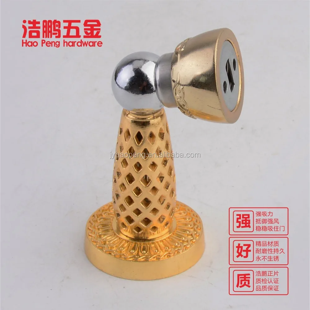 High Quality Gold Durable Suction Magnet Magnetic Door Stopper