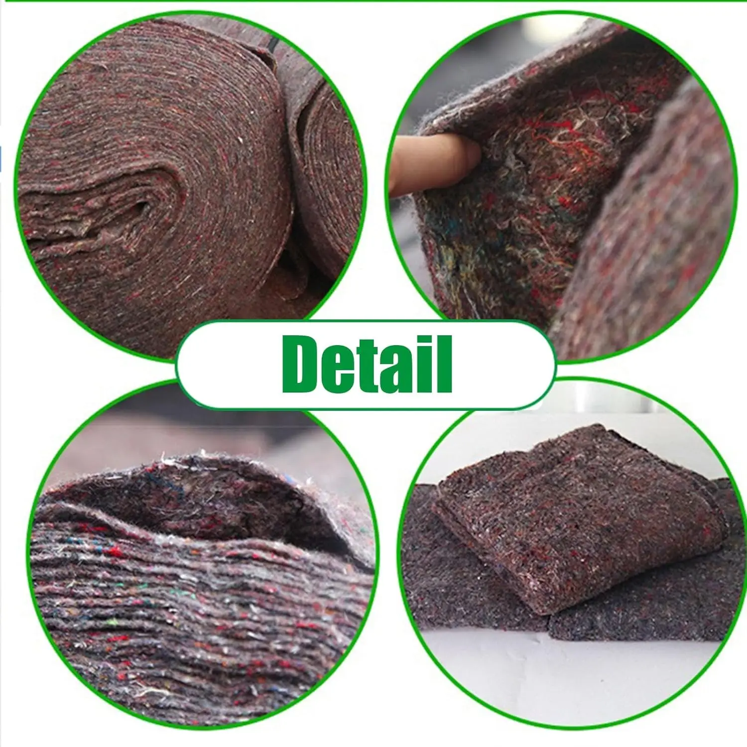 Felt Insulation Moisturising Blanket Geotextile Non-Woven Felt Plant Greenhouses Insulating Tube Wrapping Road Maintenance