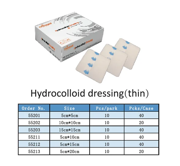 Ultra-thin Hydrocolloid Wound Dressing For Ulcer Wound Care Hydrocolloid Patch China Medical Hydrocolloid Dressing