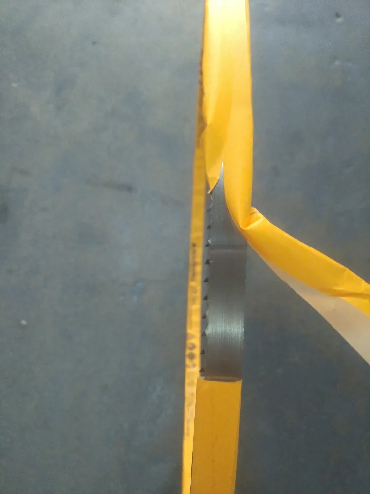 0.55x16x1840mm Hot sale  food grade frozen bone band saw blade by welded