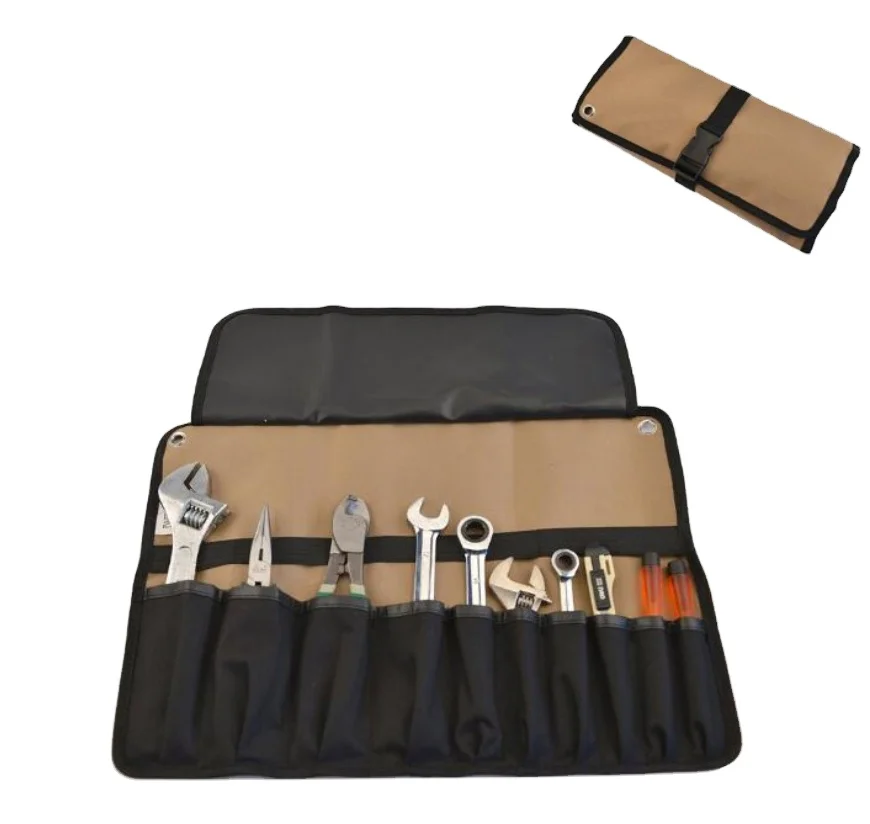
10 Pockets Tool Roll Wrench Pouch 