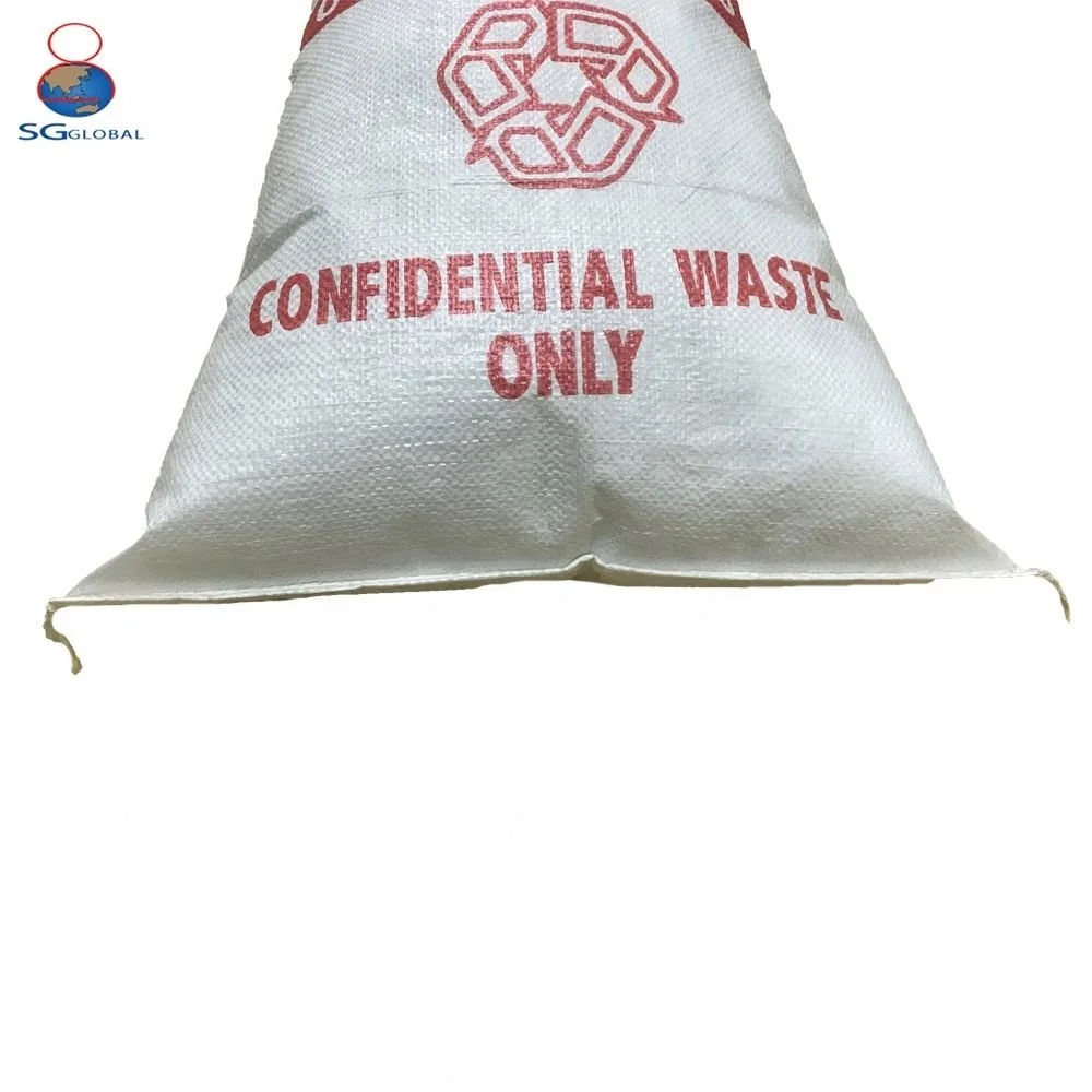GRS Manufacturer Polypropylene Packing Agriculture Grain 25kg 50kg 100kg PP Woven Rice Bags