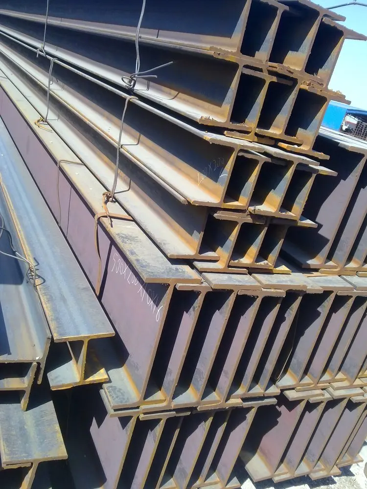 High Quality Iron Mild Carbon Steel Profiles I Section H Beams Q235b Ss400 Standard Hot Rolled H-beams For Sale