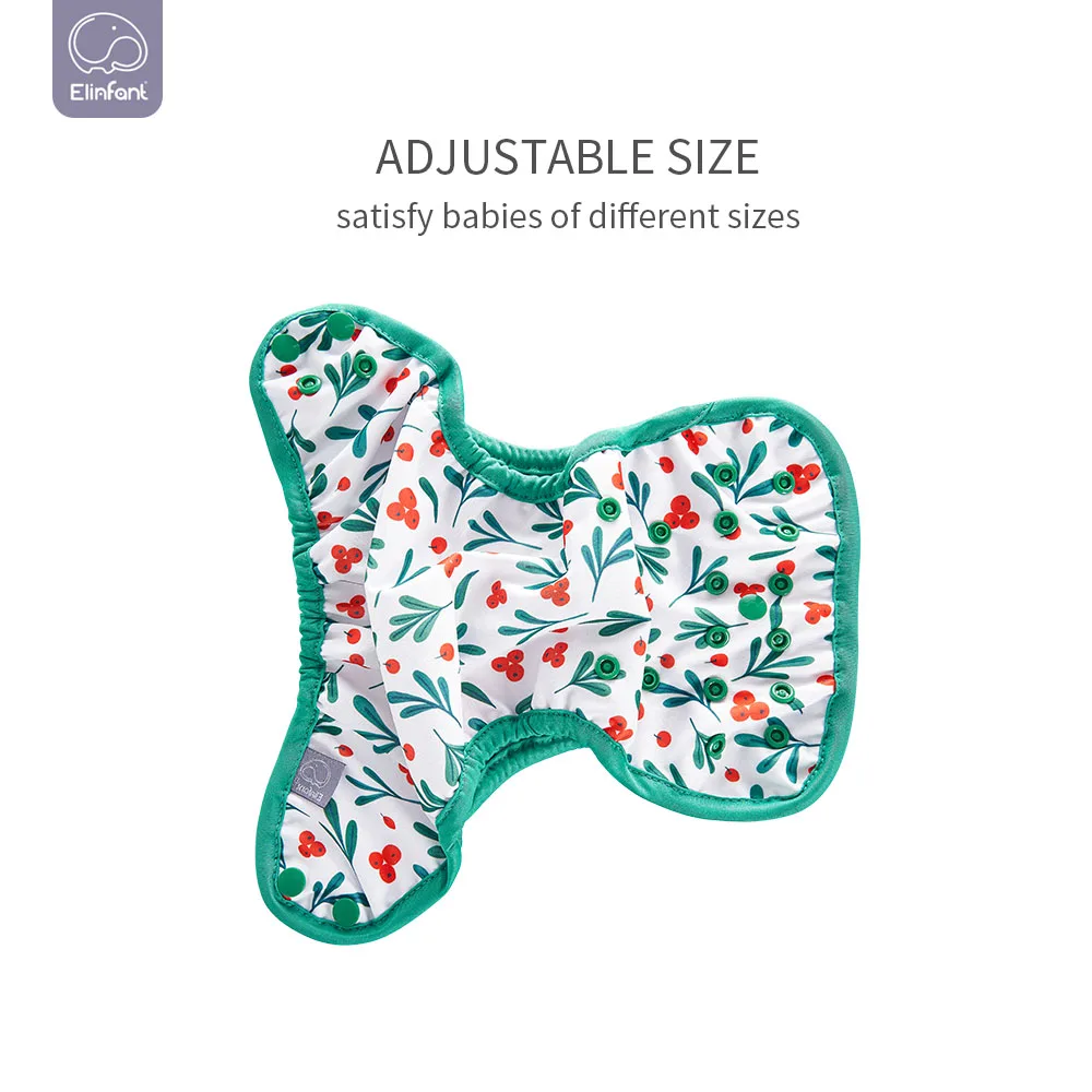 Elinfant 0-6kg reusable no lining Newborn baby cloth diaper cover