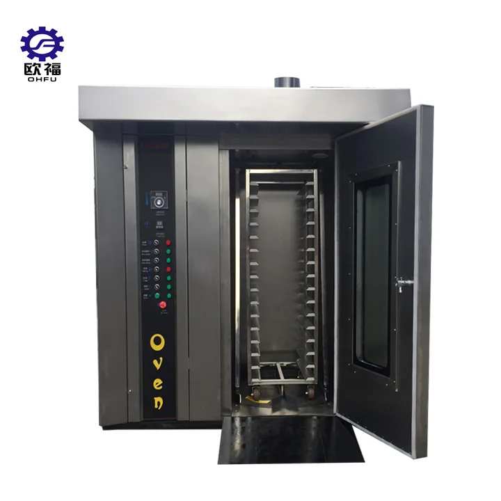 bread bakery equipment/baking rotary oven//rotating baking oven for sale