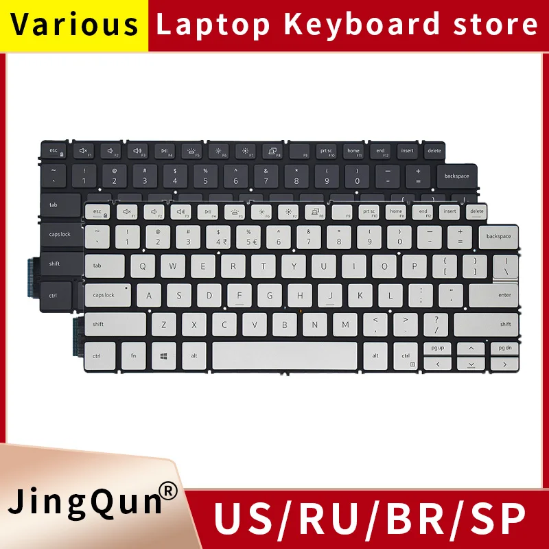 US Keyboard For Dell Inspiron 14-7490/7491/5498 13-5000/5390/5391/7000/7390/7391 Vostro 3400 3401 3402 5402 5408 5409 Laptop