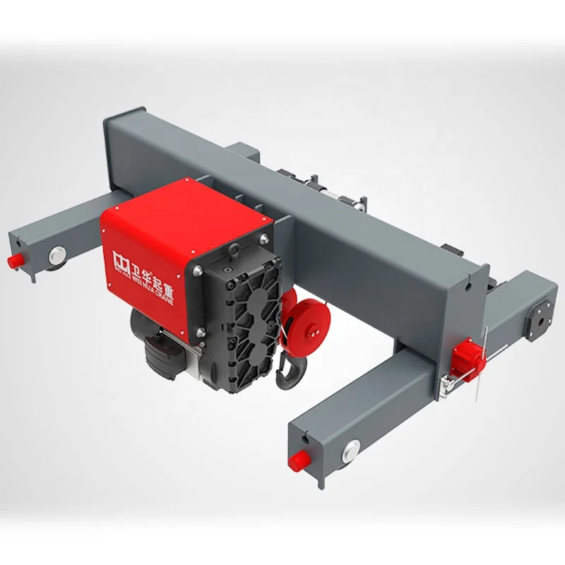 WEIHUA Double Girder Electric Hoist Overhead EOT 25 5 ton Crane Trolley