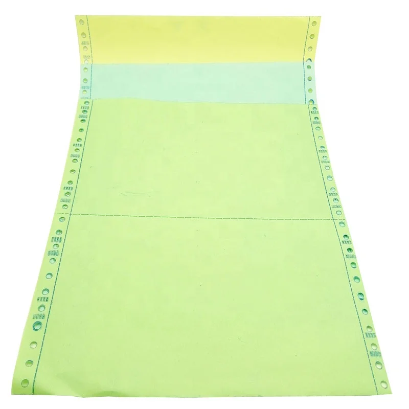 manufacturer 9.5*11 inch continuous computer ream carbonless paper 8.5 x 11 invoice receipt