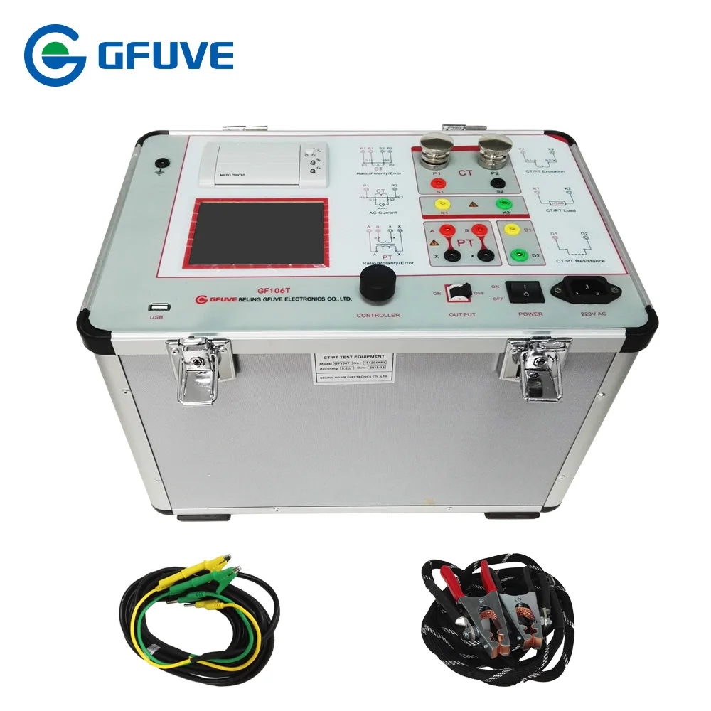 Portable current transformer tester with PT testing