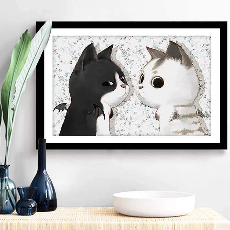 
Factory direct supply custom counted cross stitch kit trendy style wall hanging cross stitch 