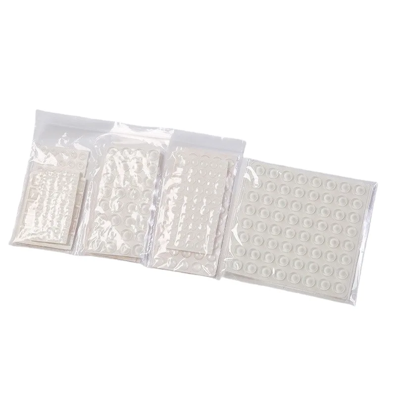 Transparent silicone glass table rubber bumpers small bumper pads silicon pad tablet strip silicone bumper