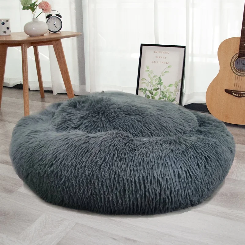 Shaggy Dog Bed Nests Comfortable Faux Fur Pet Pad for Cats and Dogs Waterproof Fluffy Pet Nests with Factory Price