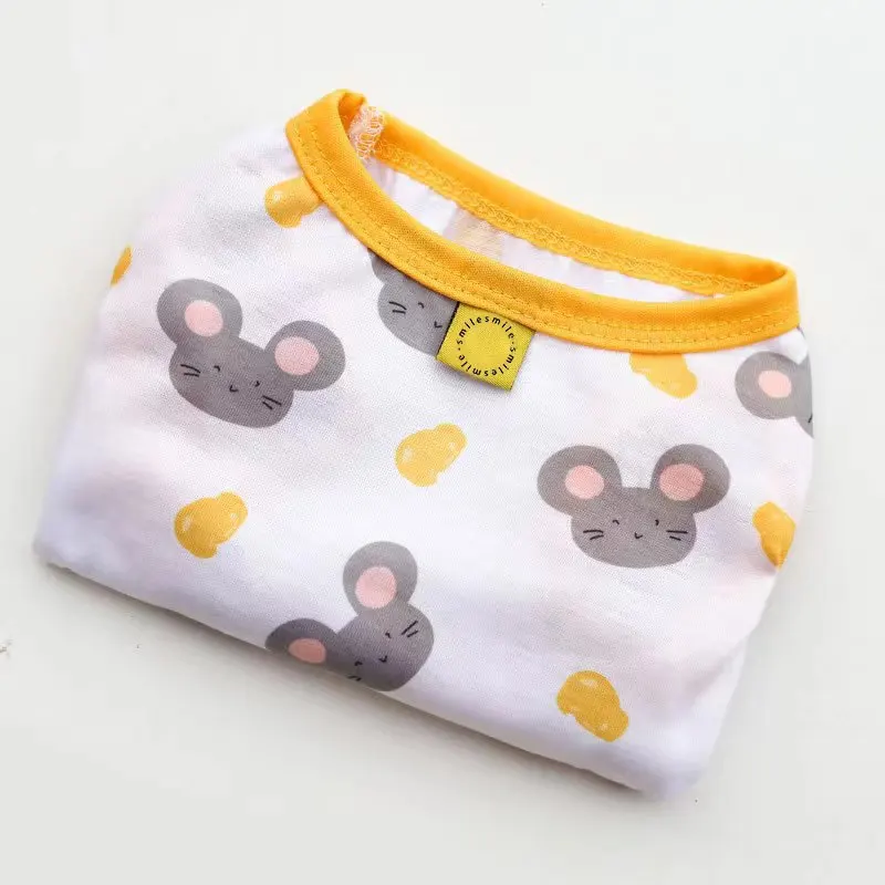 2024Hot Sale Summer Pet Clothes Classic Shirt Style for Dogs Cats for Schnauzer Poodle Mi Bo Mei Teddy Panda Than Other Breeds