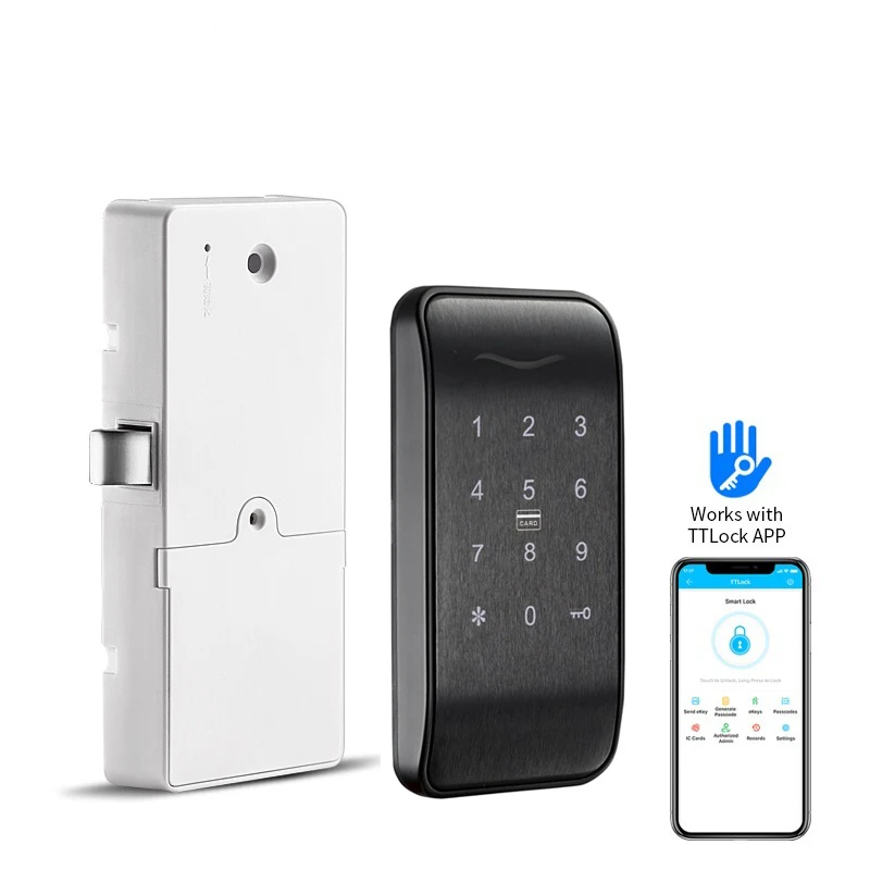 KLV167P TTLOCK Drawer Lock Smart Home Digital Password Cabinet Lock for GYM SPA Locker