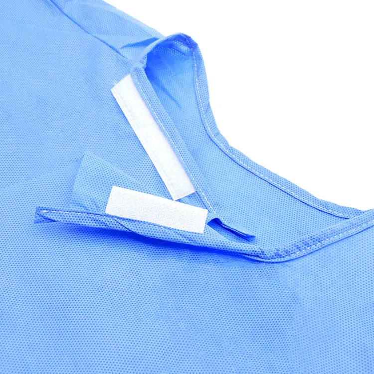 Personalized customization SMS composite non-woven fabric disposable medical surgical gown isolation gown with favorable price