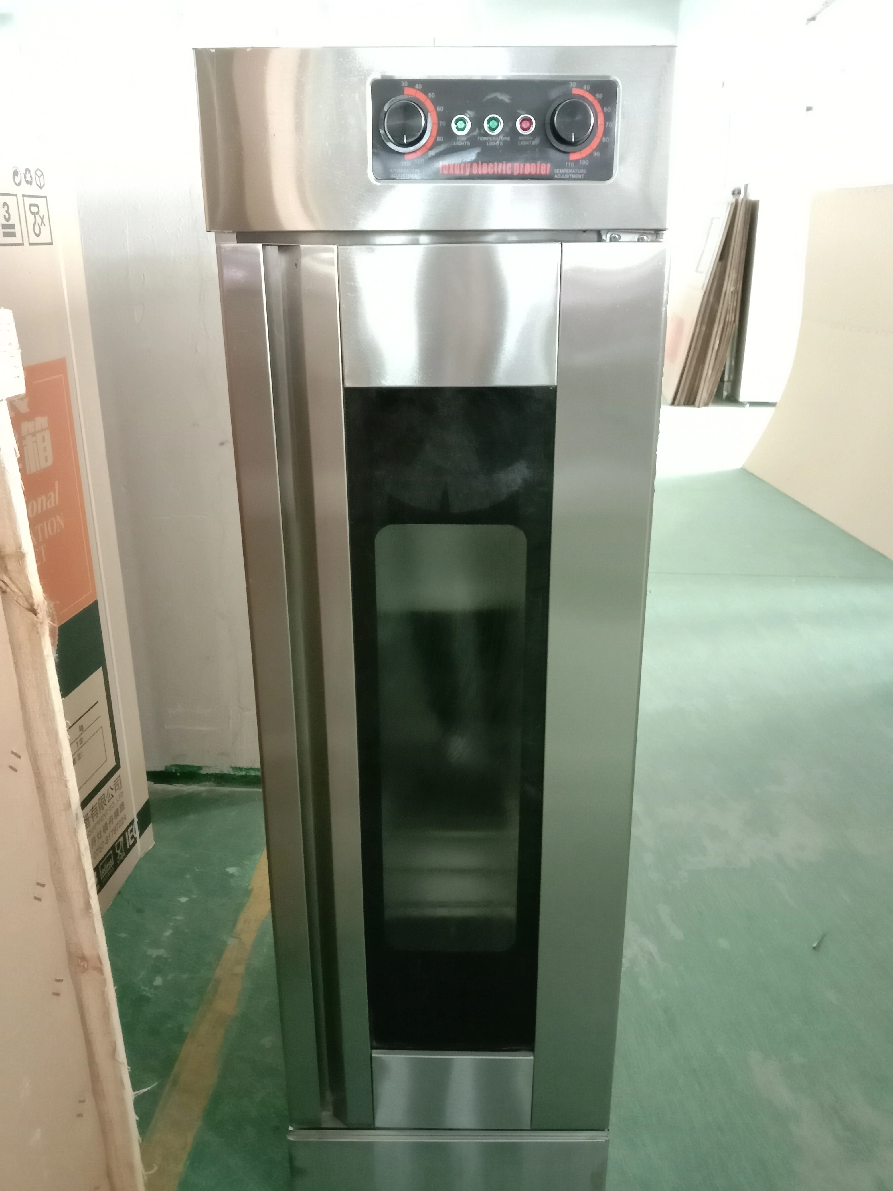 WFF-16B  Stainless Steel 201 16 Trays Single Door Fermentation/fermenting Equipment/Proofer