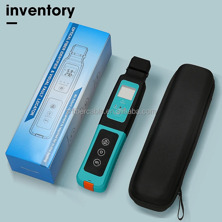 Cable Testing Equipment Fiber Optic Identifier 800-1700nm Live Fiber Detector Identifier With 4 Adapter Type