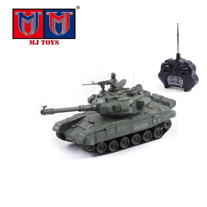1:24 remote control small army tank toy with 4ch
