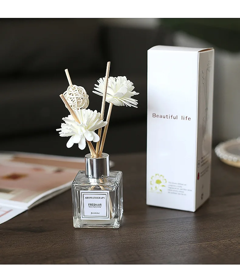 Smokeless aromatherapy office home bedroom dried flower set toilet aromatherapy supplement liquid aromatherapy wax