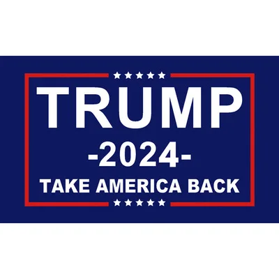 3*5ft 100% Polyester Take American Back Trump 2024 Flag For