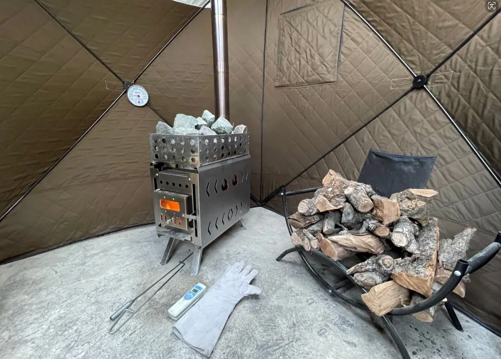 Commercial Household Portable Sauna Wood Stove Sauna Tent Stove
