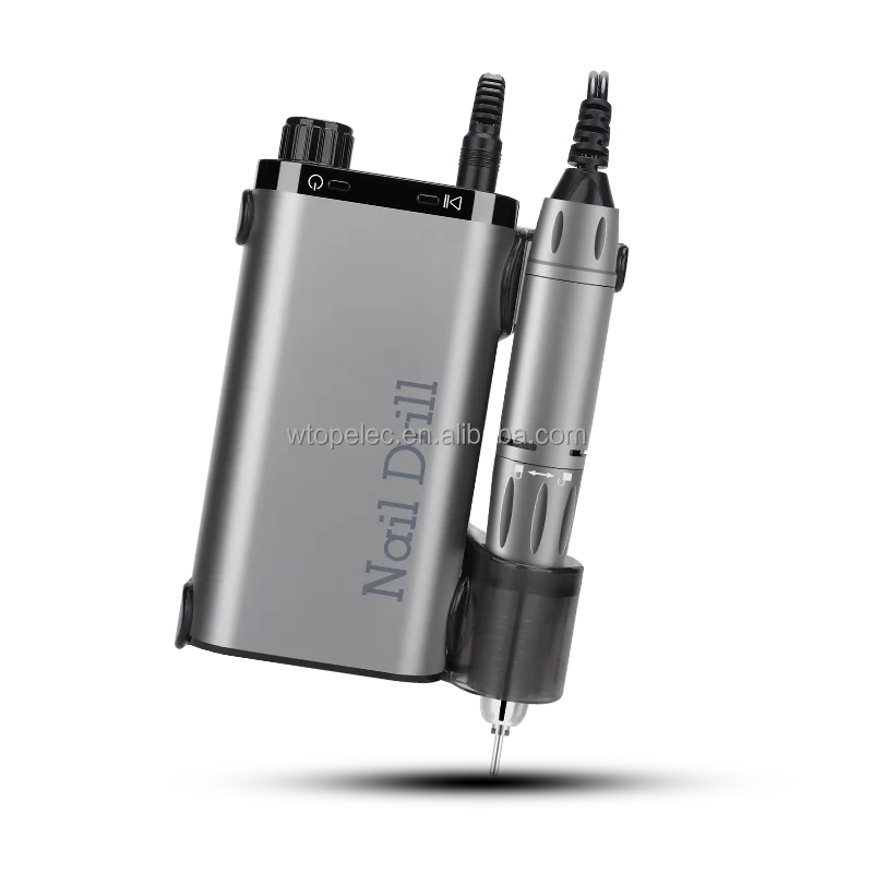 Electric 35000Rpm nail drill machine portable and rechargeable smooth motor professional manicure efile powerful drill nail