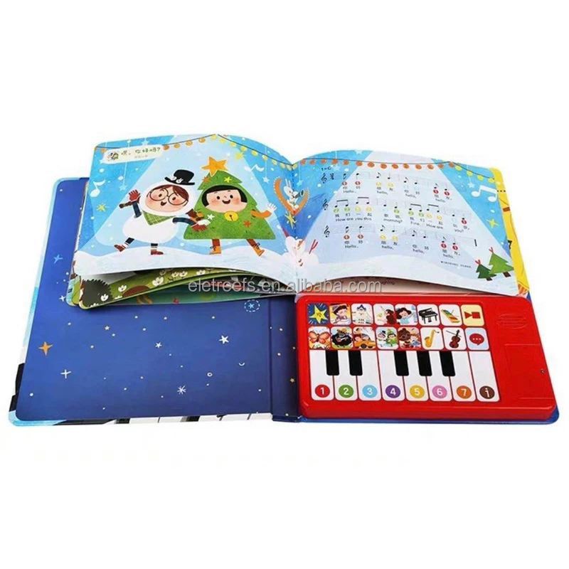 Mini Electronic Piano Song Book My First Home Learning Board Books For Kids