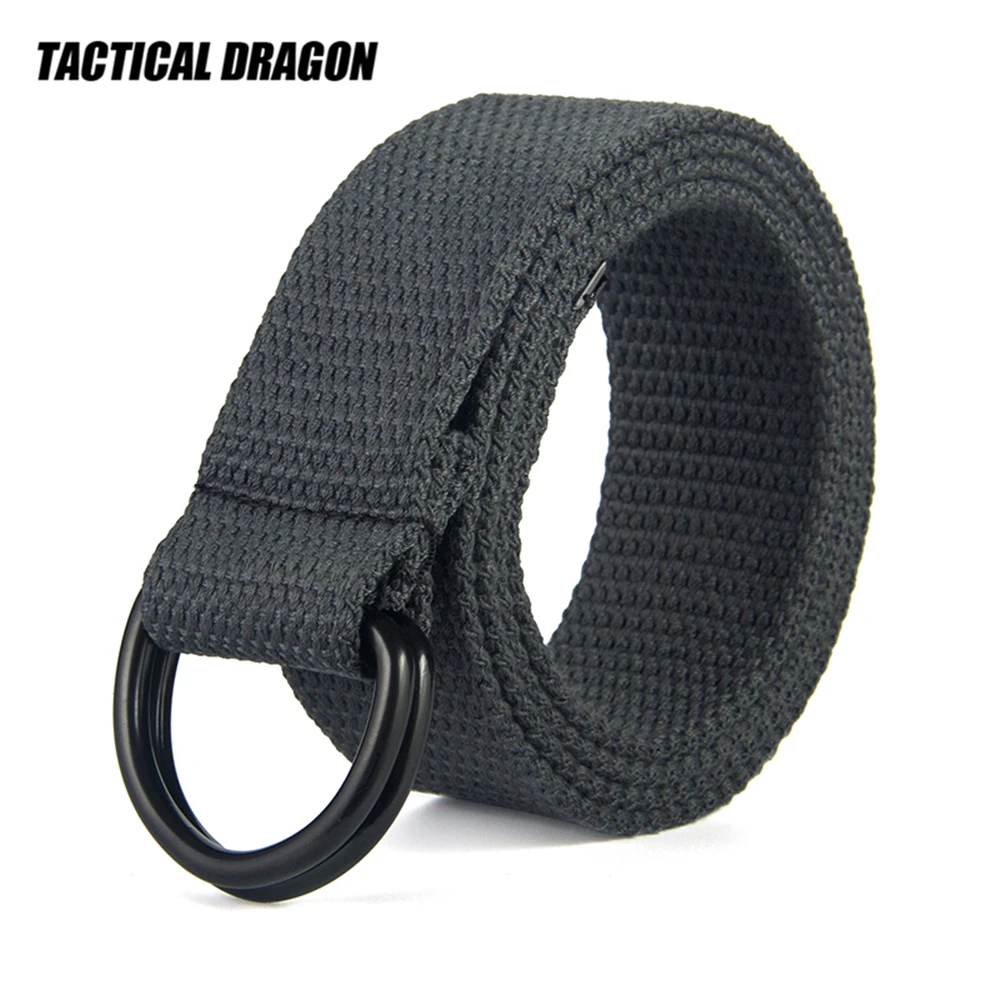 
Spot hot sale 17 color double ring canvas belt solid color simple wind teen adjustable inner belt custom printed belts 