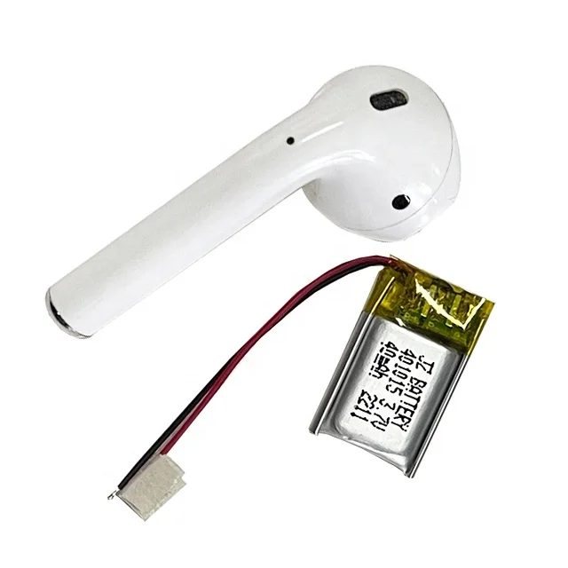 Rechargeable Small 401015  3.7V  40Mah Lithium Lipo Battery For Speaker Wireless Headphones