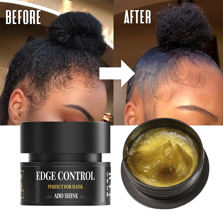 EVERYTHINGBLACK private labeling organic edge control hair pomade for afro hair