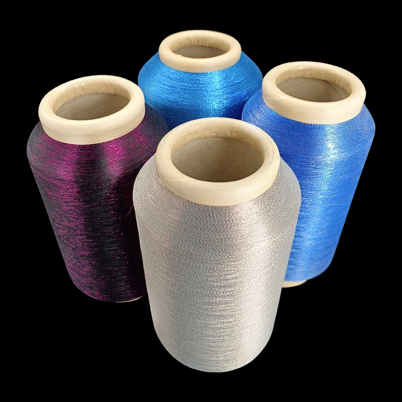 75D MH Type Metallic Yarn for lace MX Type Metallic Yarn Metallic Thread For Weaving