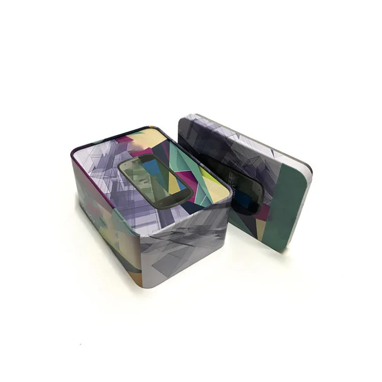 Custom  Recgangle Metal Box Gift Tin Box