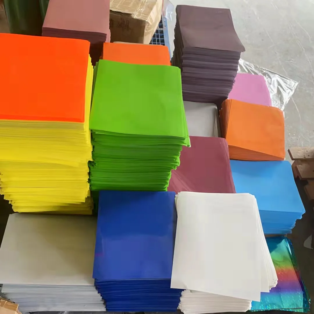 PU A4 10 inch x 12 inch heat transfer vinyl transfer film flex easy weed strong glue suitable for cricut cameo 40 colors