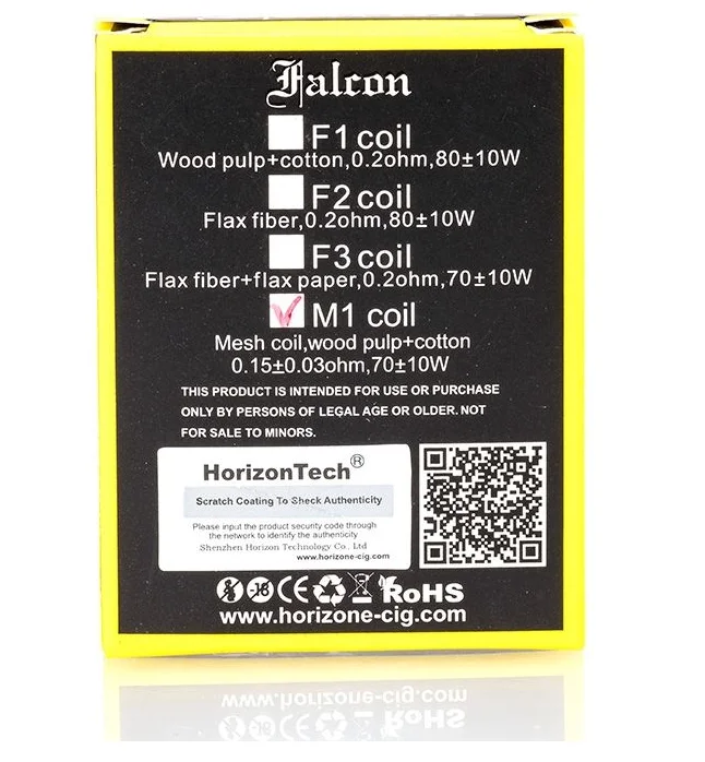 
Оригинальный Horizon Tech Falcon M1, M1 +, M2, M-dual, M-тройные катушки, секционные сетчатые катушки 