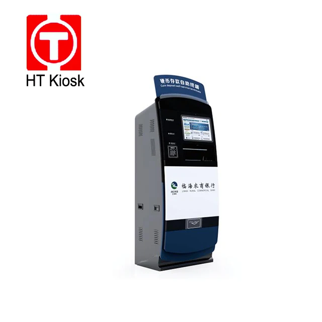 19 inch dual screen Self Service Bill Payment Ticket Vending Kiosk with RFID room Card Dispenser for Hotel kiosk