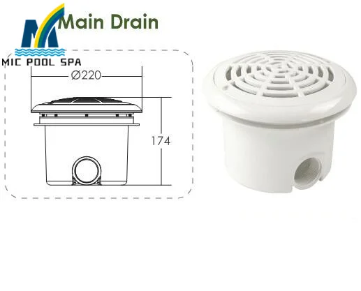 Swimming Pool  accessories Gutter Drain/outlet fitting equipment