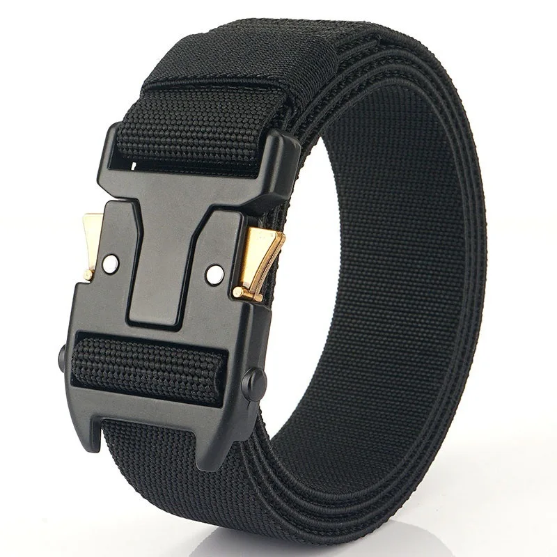Sturdy armor Quick Release Dump Zinc Alloy Metal Ratcheting Breaking Strength Buckle Clasp Nylon Tactical Belt