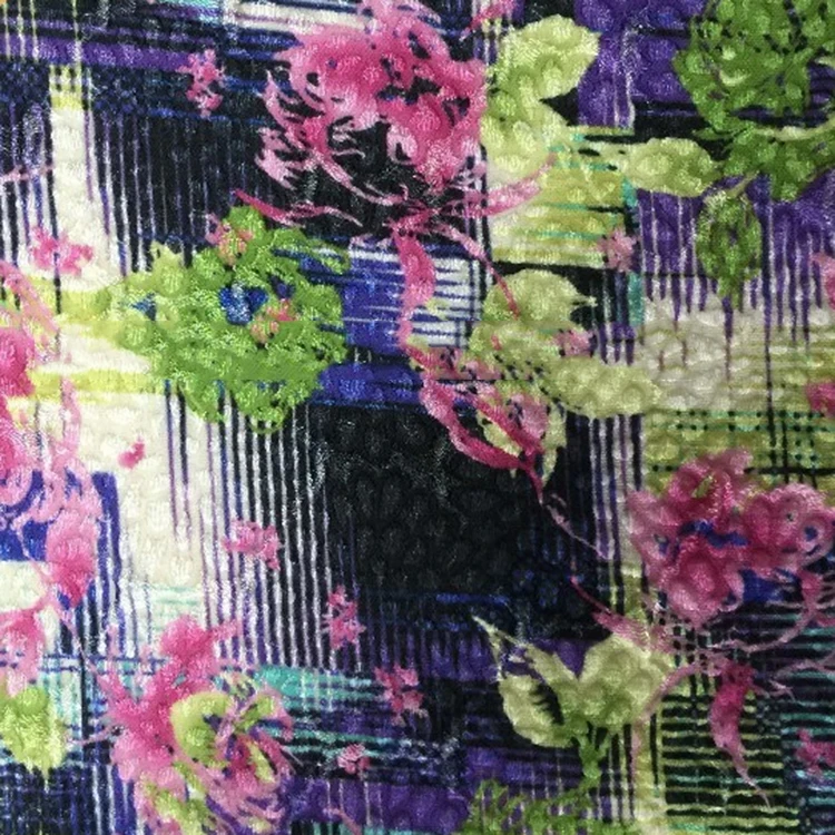 Оптовая рельефная супер мягкая бархатная трикотажная ткань