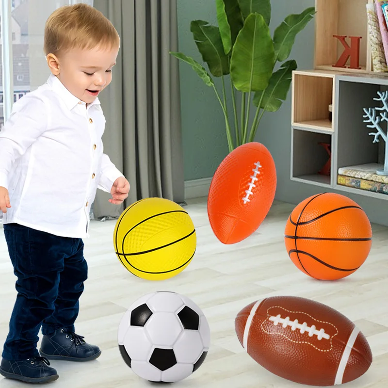 Wholesale toy rubber ball PU foam decompression massage ball for kids