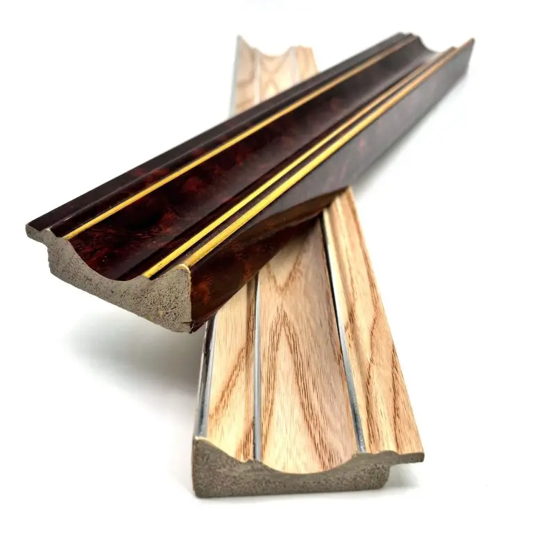 New style decorative wood antique picture frame moulding
