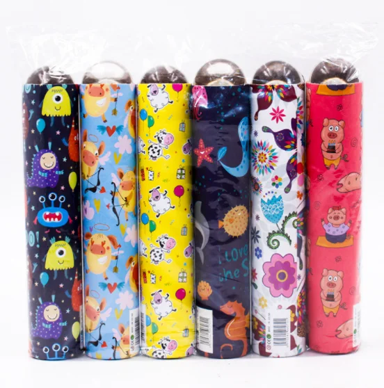 Cristal Ball Kaleidoscope Magic Prism Toy Rotatable Paper Kaleidoscope Funny Children Spin Paper Cartoon Kaleidoscope