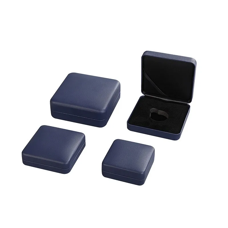 QIBANG Factory wholesale metal craft coin storage display  box  Quality Leather medal coin box