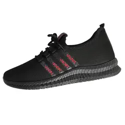 cheap breathable mesh working sports shoes for men walking style shoes